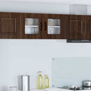 vidaXL Mosogatógép panel Kalmar Barna Tölgy 80 x 31 x 40 cm Faanyag