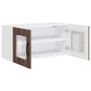 vidaXL Mosogatógép panel Kalmar Barna Tölgy 80 x 31 x 40 cm Faanyag