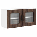 vidaXL Mosogatógép panel Kalmar Barna Tölgy 80 x 31 x 40 cm Faanyag