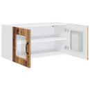 vidaXL Mosogatógép panel Kalmar Öreg fa 80 x 31 x 40 cm Faanyag