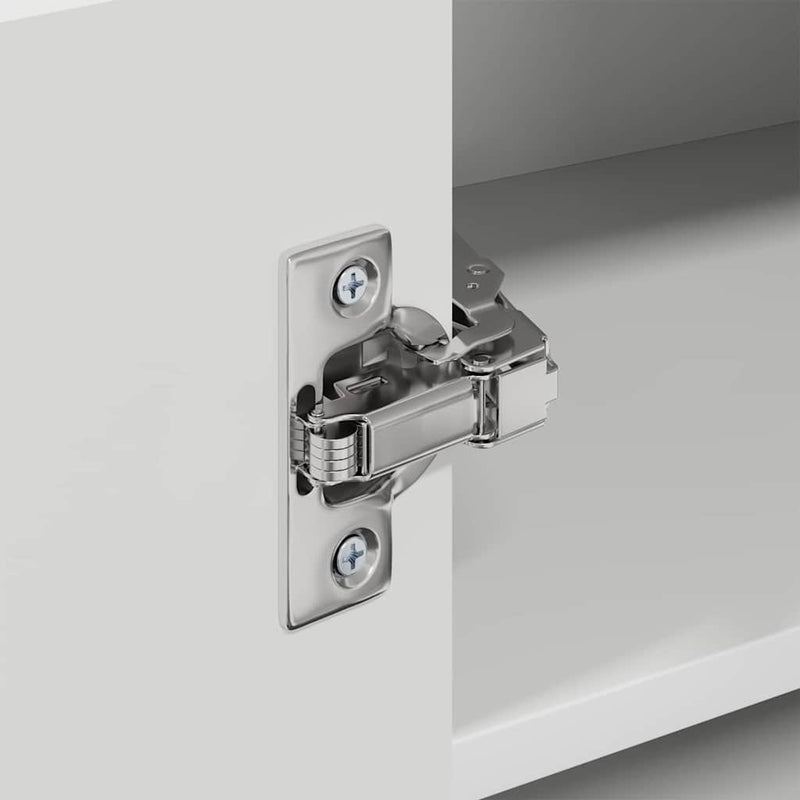 vidaXL Fali konyhaszekrény polcokkal Fehér 57 x 57 x 40 cm Faanyag