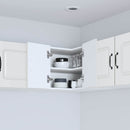 vidaXL Mosogatógép panel Kalmar Fehér 57 x 57 x 40 cm Faanyag