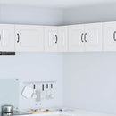 vidaXL Mosogatógép panel Kalmar Fehér 57 x 57 x 40 cm Faanyag