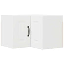 vidaXL Fali konyhaszekrény polcokkal Fehér 57 x 57 x 40 cm Faanyag