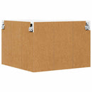 vidaXL Fali konyhaszekrény polcokkal Fehér 57 x 57 x 40 cm Faanyag