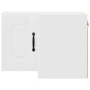 vidaXL Fali konyhaszekrény polcokkal Fehér 57 x 57 x 40 cm Faanyag