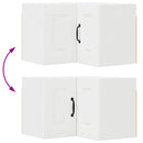 vidaXL Fali konyhaszekrény polcokkal Fehér 57 x 57 x 40 cm Faanyag