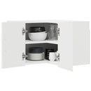 vidaXL Fali konyhaszekrény polcokkal Fehér 57 x 57 x 40 cm Faanyag