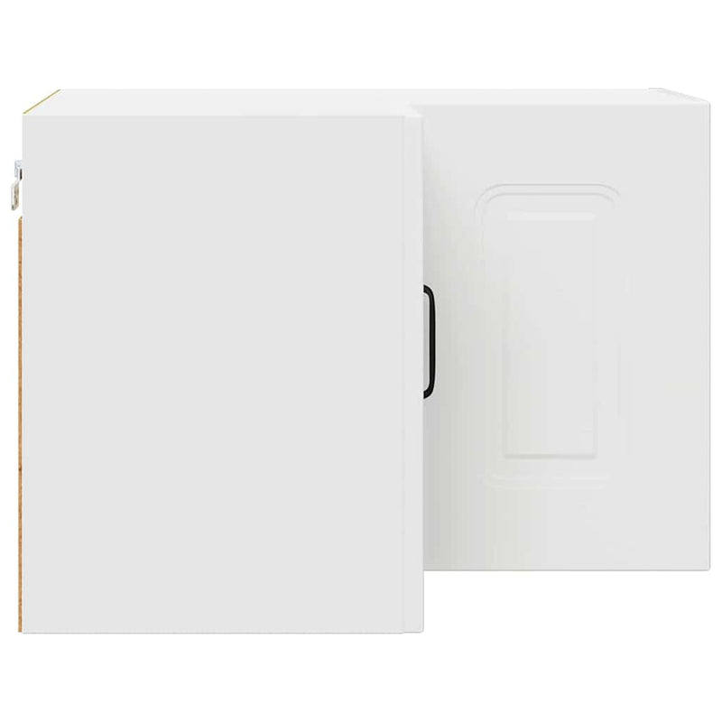 vidaXL Fali konyhaszekrény polcokkal Fehér 57 x 57 x 40 cm Faanyag