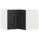 vidaXL Mosogatógép panel Kalmar Fekete 57 x 57 x 40 cm Faanyag