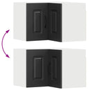 vidaXL Mosogatógép panel Kalmar Fekete 57 x 57 x 40 cm Faanyag