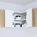 vidaXL Fali konyhaszekrény Sonoma tölgy 57 x 57 x 40 cm Faanyag