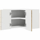 vidaXL Mosogatógép panel Kalmar Sonoma tölgy 57 x 57 x 40 cm Faanyag