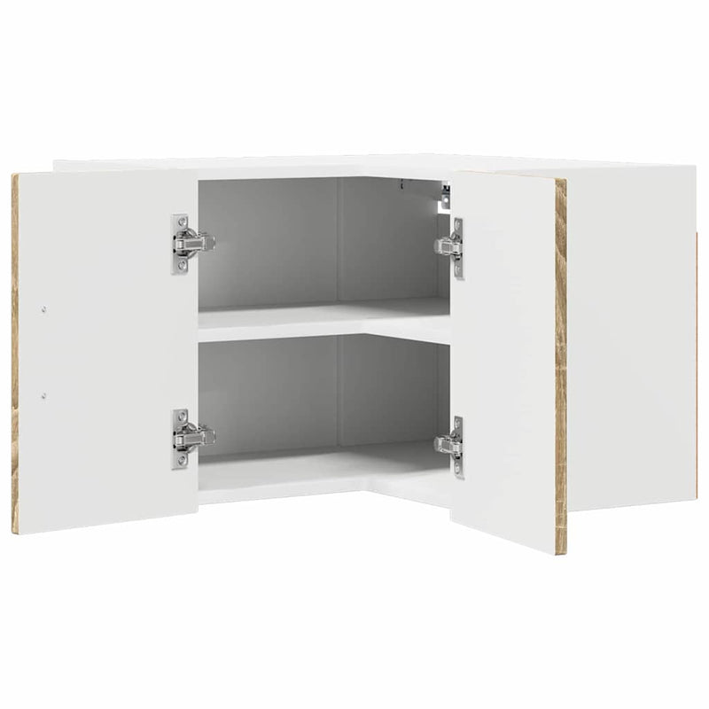 vidaXL Fali konyhaszekrény Sonoma tölgy 57 x 57 x 40 cm Faanyag