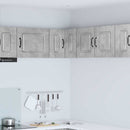 vidaXL Mosogatógép panel Kalmar Beton Szürke 57 x 57 x 40 cm Faanyag