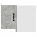 vidaXL Fali konyhaszekrény Beton Szürke 57 x 57 x 40 cm Faanyag