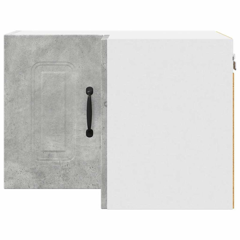 vidaXL Fali konyhaszekrény Beton Szürke 57 x 57 x 40 cm Faanyag