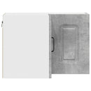 vidaXL Mosogatógép panel Kalmar Beton Szürke 57 x 57 x 40 cm Faanyag