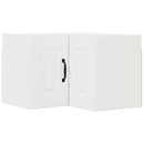 vidaXL Fali konyhaszekrény Magas Fényű Fehér 57 x 57 x 40 cm Faanyag