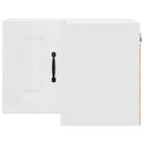 vidaXL Fali konyhaszekrény Magas Fényű Fehér 57 x 57 x 40 cm Faanyag