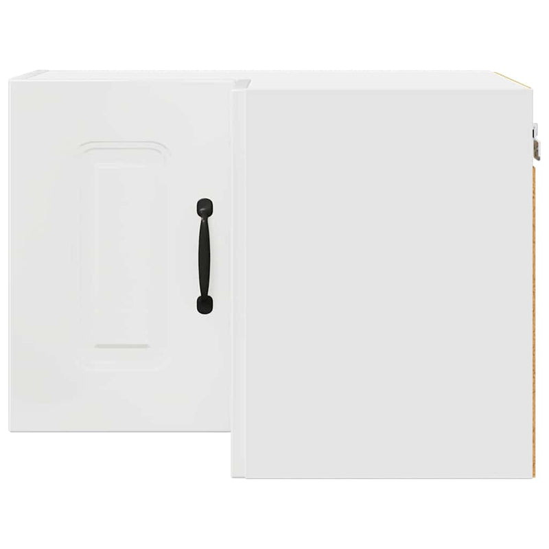 vidaXL Fali konyhaszekrény Magas Fényű Fehér 57 x 57 x 40 cm Faanyag