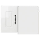 vidaXL Mosogatógép panel Kalmar Magas Fényű Fehér 57 x 57 x 40 cm