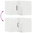 vidaXL Mosogatógép panel Kalmar Magas Fényű Fehér 57 x 57 x 40 cm