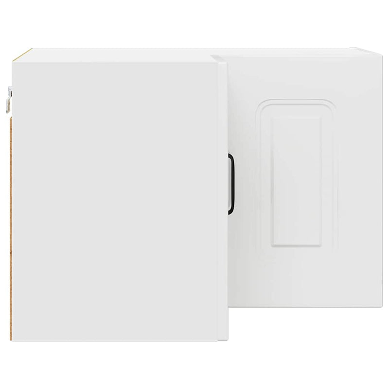 vidaXL Fali konyhaszekrény Magas Fényű Fehér 57 x 57 x 40 cm Faanyag