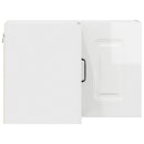 vidaXL Mosogatógép panel Kalmar Magas Fényű Fehér 57 x 57 x 40 cm