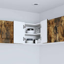 vidaXL Mosogatógép panel Kalmar Füstölt tölgy 57 x 57 x 40 cm Faanyag