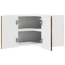 vidaXL Mosogatógép panel Kalmar Füstölt tölgy 57 x 57 x 40 cm Faanyag