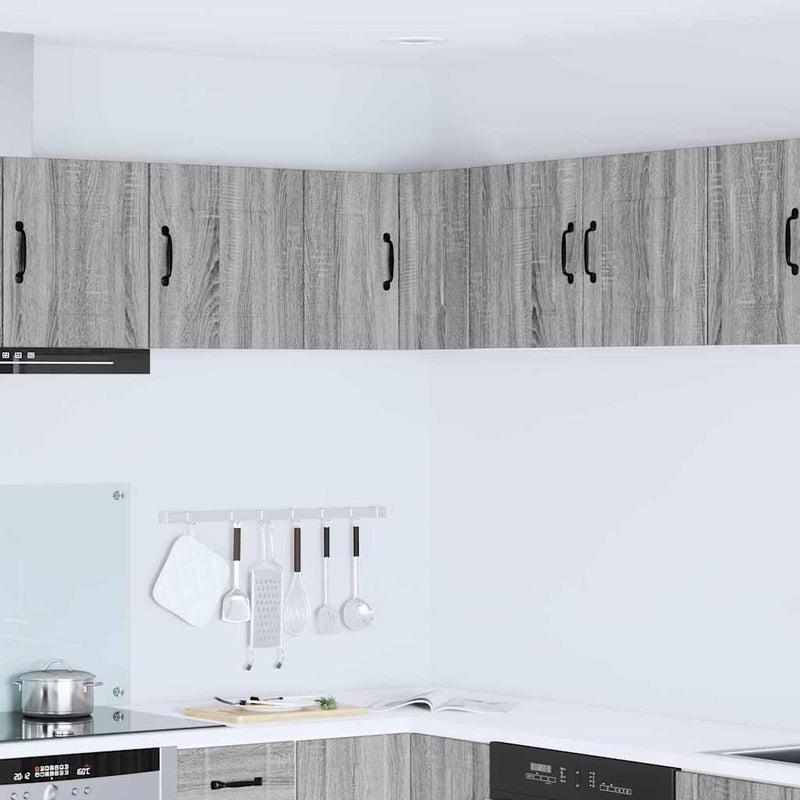 vidaXL Fali konyhaszekrény Szürke Sonoma 57 x 57 x 40 cm Faanyag