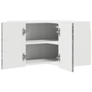 vidaXL Mosogatógép panel Kalmar Szürke Sonoma 57 x 57 x 40 cm Faanyag