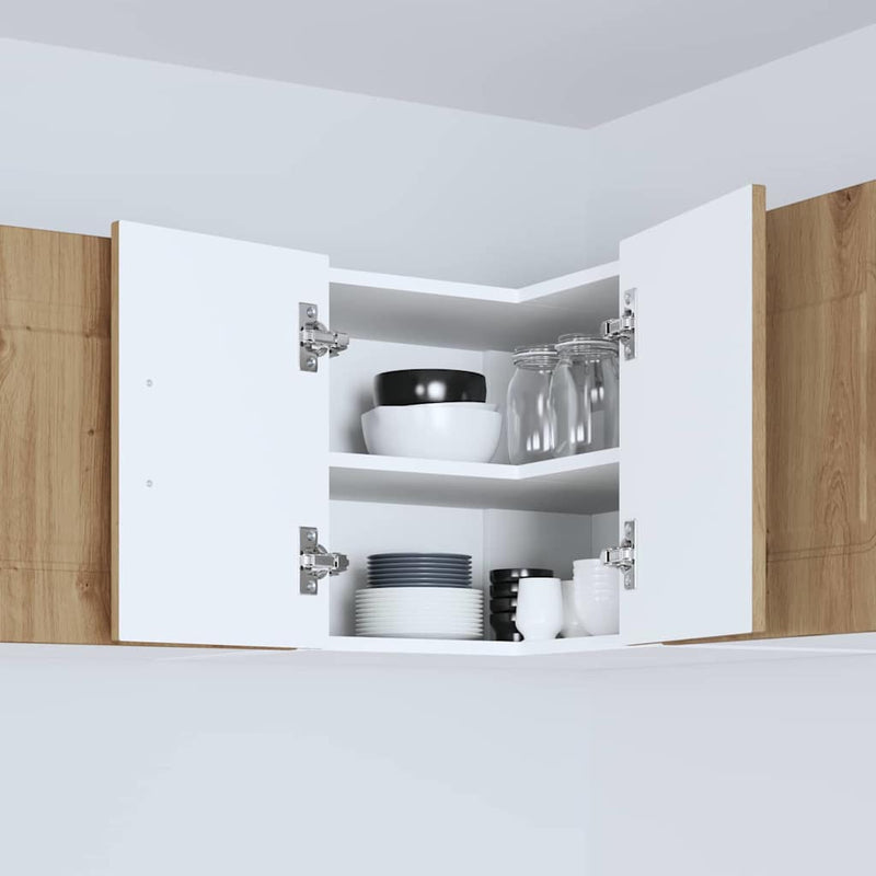 vidaXL Fali konyhaszekrény Artisan tölgy 57 x 57 x 40 cm Faanyag