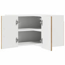 vidaXL Mosogatógép panel Kalmar Artisan tölgy 57 x 57 x 40 cm Faanyag