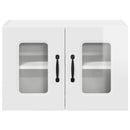vidaXL Mosogatógép panel Kalmar 2 db Fehér Szerelt Fa