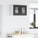 vidaXL Mosogatógép panel Kalmar Fekete 60 x 31 x 40 cm Szerelt Fa