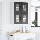 vidaXL Mosogatógép panel Kalmar 2 pcs Fekete 60 x 31 x 40 cm Faanyag