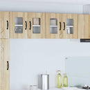 vidaXL Fali konyhaszekrény 2 pcs Sonoma tölgy 60 x 31 x 40 cm Faanyag