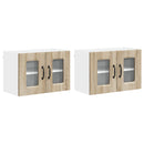 vidaXL Mosogatógép panel Kalmar 2 pcs Sonoma tölgy 60 x 31 x 40 cm
