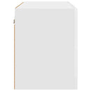 vidaXL Fali konyhaszekrény Magas Fényű Fehér 60 x 31 x 40 cm Faanyag