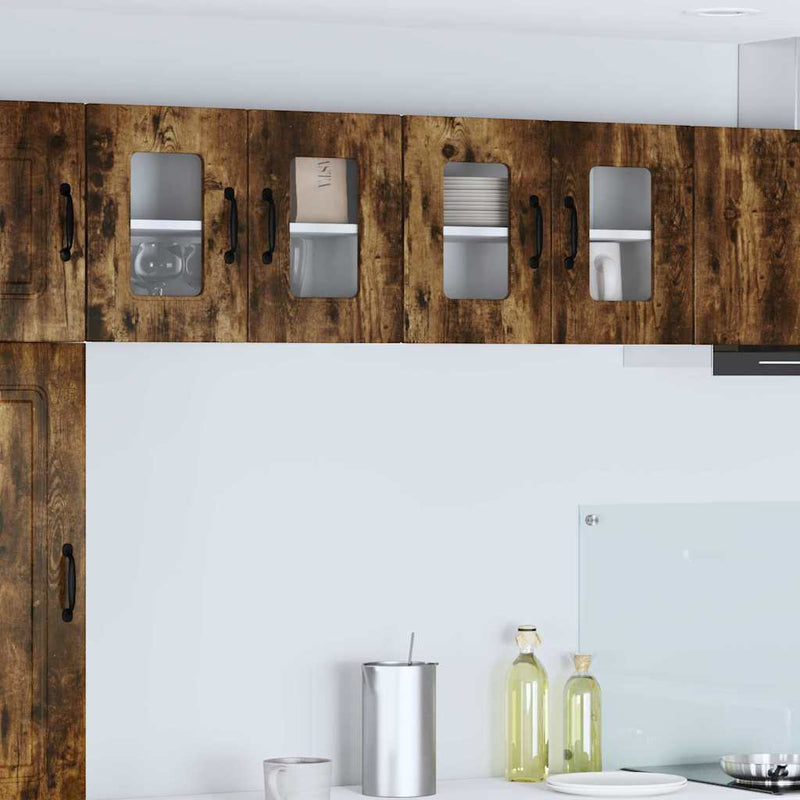 vidaXL Fali konyhaszekrény Füstölt tölgy 60 x 31 x 40 cm Faanyag