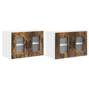 vidaXL Mosogatógép panel Kalmar 2 pcs Füstölt tölgy 60 x 31 x 40 cm