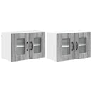 vidaXL Mosogatógép panel Kalmar 2 pcs Szürke Sonoma 60 x 31 x 40 cm