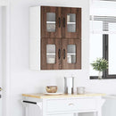 vidaXL Fali konyhaszekrény 2 pcs Barna Tölgy 60 x 31 x 40 cm Faanyag