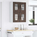 vidaXL Mosogatógép panel Kalmar 2 pcs Barna Tölgy 60 x 31 x 40 cm
