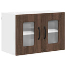 vidaXL Fali konyhaszekrény 2 pcs Barna Tölgy 60 x 31 x 40 cm Faanyag