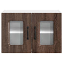 vidaXL Mosogatógép panel Kalmar 2 pcs Barna Tölgy 60 x 31 x 40 cm