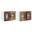 vidaXL Mosogatógép panel Kalmar 2 pcs Öreg fa 60 x 31 x 40 cm Faanyag