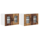 vidaXL Mosogatógép panel Kalmar 2 pcs Öreg fa 60 x 31 x 40 cm Faanyag